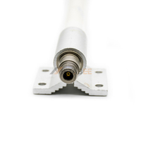 Antenne omnidirectionnelle LoRa en fibre de verre 433 MHz 2,5 dBi 400 mm 8 dBi 60 cm avec connecteur SMA mâle, antenne extérieure FRP 433 433,125 MHz