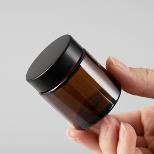 Bán Buôn 1Oz 30G Mini Hổ Phách Thủy Tinh Mẫu Jar Cho Mắt Kem Du Lịch Mỹ Phẩm <span class=keywords><strong>Container</strong></span> - Product Image 1