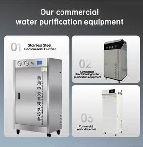 Machine de purification d'eau par osmose inverse commerciale avec pompe, système 60L/-120L/heure pour restaurants et cafés, 220V - Product Image 6