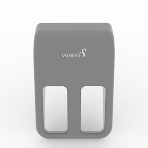 Asciugamani Elettrico da Parete 1200W Argento Metallizzato 360 °   Purificatore d'aria a doppia camera HEPA UVA per bagni di hotel di lusso - Product Image 1
