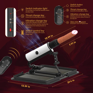 Đ<span class=keywords><strong>a</strong></span> Tốc Độ Và Đ<span class=keywords><strong>a</strong></span> Góc Có Thể Điều Chỉnh Quan Hệ Tình Dục Súng Máy Đồ Chơi Tình Dục Sưởi Ấm Thrusting Tự Động Dildos Vibrator Cho Phụ Nữ Người Đàn Ông Các Cặp Vợ Chồng - Product Image 6
