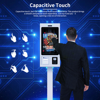 32 pouces personnaliser mur monté Android tablette pc pour kiosque libre-service interactif tactile supermarché kiosque libre service