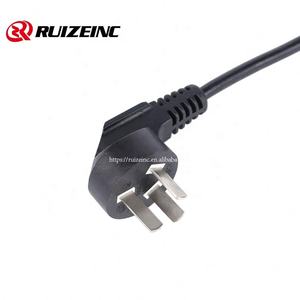 مقبس ثلاثي مخصص 3-Core قابس 90 درجة مع تسمية كلمة الكوع - Product Image 5