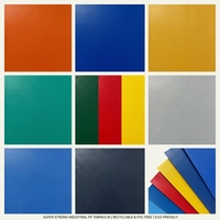 Rouleau de bâche en tissu PP super résistant, résistant aux UV, recyclable, matériau de couverture industriel