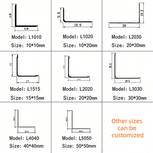 Protector de Esquinas en Forma de L de Aleación de Aluminio al por Mayor, Cubierta Decorativa para Bordes de Azulejos de Pared, Moldura de Alta Resistencia a Impactos - Product Image 3