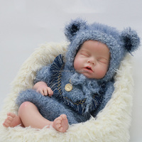 Poupée pour bébé fille de 20 pouces en silicone souple de haute qualité, faite à la main, jouet doux pour boire et faire pipi, mini jouet
