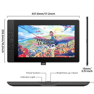 Tableta gráfica con monitor <span class=keywords><strong>Ugee</strong></span> UE16 para dibujo, 16K niveles de presión, 15.4 pulgadas, 10 teclas de acceso directo para Windows, Mac y Android - Product Image 2