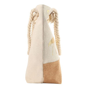 Borsa in Tela di Cotone Riciclato con Stampa Personalizzata, Motivo Animale, Spessa e Foderata, Ecologica con Cerniera - Product Image 5