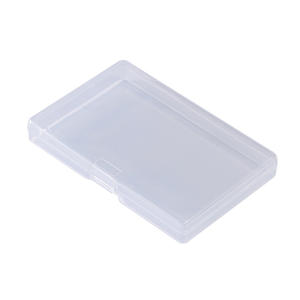 Porta Tarjetas de Visita de Plástico Transparente, Rectangular, con Cubierta de PP, Caja de Almacenamiento de Escritorio, 1 Capacidad, Origen Zhejiang - Product Image 3