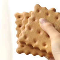 Sous-verre créatif en bois massif, design simple, isolant thermique, tapis anti-dérapant pour tasses à café et à eau, utilisation sur table à manger