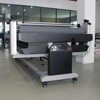 Laminateur à plat automatique grand format Mefu & Lefu, prix usine, avec compresseur d'air, machine à plastifier à froid et à chaud, largeur maximale 1300 mm