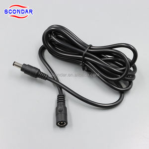 SCONDAR 맞춤형 와이어 하네스 DC 전원 연장 케이블 남성 여성 5.5mm 2.1mm 잭 커넥터 코드 CCTV 카메라 LED 스트립 라이트용 - Product Image 1