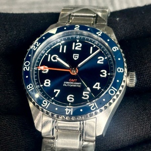 Reloj de Pulsera PAGANI DESIGN, Último Modelo, para Hombre, Automático, Mecánico, Analógico, Luminoso, de Moda, para Negocios, con Correa de Acero Inoxidable y Cierre Plegable - Product Image 4