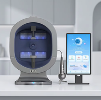 Nouvel analyseur de peau 3D AI portable avec détection d'hydratation, d'huile, de teint et de teint terne, et fonctions de soin de la peau