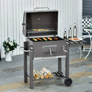 Camping Barbecue grilles jardin <span class=keywords><strong>bois</strong></span> feu Pizza <span class=keywords><strong>four</strong></span> personnalisé grand Barbecue charbon fumeur cuisine extérieure Barbecue gril - Product Image 4