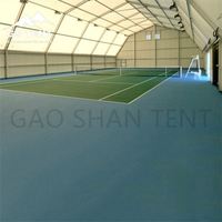 Tente de sport de polygone de 30m pour la couverture de court de palette ou le court de tennis