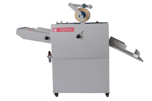 Máy cán màng nhiệt tự động hoàn toàn kỹ thuật số SMFM-390E 370mm có thể cán hai mặt giấy - Product Image 4