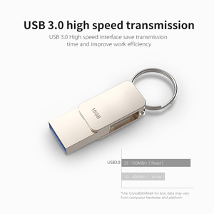 <span class=keywords><strong>Clé</strong></span> <span class=keywords><strong>USB</strong></span> 2.0 OTG Type C Mini <span class=keywords><strong>Porte</strong></span>-clés Personnalisable avec Logo Laser Gratuit - Stock Métal Chiffré - Product Image 3
