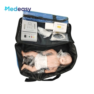 Maniquí de RCP Infantil <span class=keywords><strong>para</strong></span> Entrenamiento Médico y de Enfermería con Controlador Digital, Indicaciones de Voz y Sistema de Retroalimentación, Simulador de Primeros Auxilios <span class=keywords><strong>para</strong></span> Bebés - Product Image 2
