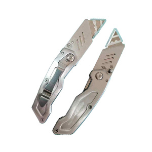 Hàng Ngày Mang Theo Nhiệm Vụ Nặng Nề Ergonomic Bán Buôn Tốt Nhất Tự Động Tùy Chỉnh Cố Định Lưỡi Có Thể Thu Vào Tiện Ích Dao Với Dao Cạo Sắc Nét Dài - Product Image 3