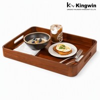 Plateau de service jetable en bambou minimaliste pour poisson, idéal pour les hôtels, restaurants et services de traiteur (vente en gros)