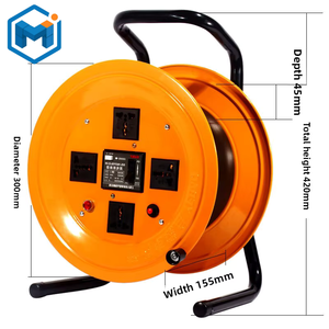 <span class=keywords><strong>Enrouleur</strong></span> de <span class=keywords><strong>câble</strong></span> standard national de 50m avec 220V pour équipement <span class=keywords><strong>électrique</strong></span> et carte de traînée - Product Image 2