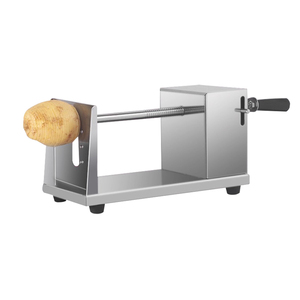 Nouvelle machine manuelle en acier inoxydable pour la préparation <span class=keywords><strong>de</strong></span> pommes <span class=keywords><strong>de</strong></span> <span class=keywords><strong>terre</strong></span> en spirale, pour usage commercial, domestique et en usines <span class=keywords><strong>de</strong></span> transformation des légumes - Product Image 1