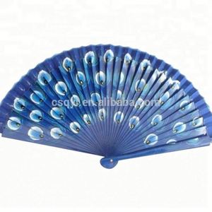 Éventail de danse flamenco en bois, art populaire espagnol, peint à la main, motif floral, 23 cm, origine Chine, pour fêtes, vente en gros - Product Image 3