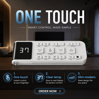 Control Remoto RF de 16 Teclas y Código Variable de 433MHz, Alcance de 20m para Abridor de Puerta de Garaje, Carcasa Personalizada OEM/ODM, Suministro de Fábrica