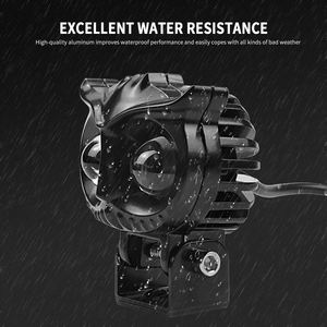 Focos LED Estilo Búho Faro de Motocicleta Lámpara de Niebla de 3 Pulgadas Haz Alto/Bajo Luces Antiniebla Blancas y Amarillas para Moto ATV - Product Image 5