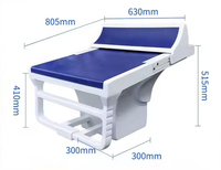 Plate-forme de démarrage standard en une étape pour accessoires de piscine en acier Piscina avec plongeoir