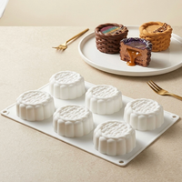 Nouveau moule créatif en silicone de qualité alimentaire pour gâteaux, chocolats, gelées et puddings, en forme de dentelle ronde, pour usage domestique