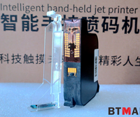 BTMARK Tragbarer Großschrift 50mm Dual-Cartridge Handheld-Tintenstrahldrucker