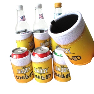 RYO Father's Day Insulated Thermal Neoprene Shockproof Stubby Holder Custom Logo Printing 12Oz Beer Cans <b>Bottles</b> Waterproof - Product Image 1