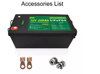 Kustom 12.8Volt 200Ah Lithium Ion Solar penyimpanan baterai Pak asam timbal pengganti LiFePO4 pilihan disesuaikan tersedia