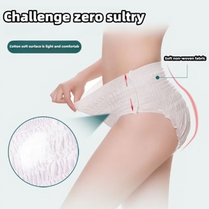 इननब मुक्त नमूने ओम अवधि पैंट आरामदायक कुलोटे मासिक जेटयोग्य पियोट मासिक धर्म एन कोटन जैव - Product Image 5