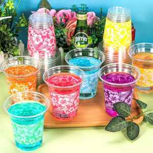 Vasos Desechables de Plástico Personalizados de 14 oz con Diseño Tropical Hawaiano para Fiestas de Cumpleaños y Temáticas de Playa - Product Image 4