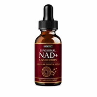 Complément alimentaire NAD liposomal personnalisé en marque privée, NAD CORE Lipo, haute pureté, liquide oral, faible teneur en sucre, 30 ml, pour éclaircir la peau