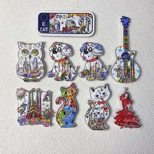 Imanes <span class=keywords><strong>de</strong></span> Resina 3D con Mosaico <span class=keywords><strong>de</strong></span> Gaudí <span class=keywords><strong>de</strong></span> <span class=keywords><strong>Barcelona</strong></span>, Recuerdos <span class=keywords><strong>de</strong></span> la Cultura Catalana Española para Regalos <span class=keywords><strong>de</strong></span> Viaje - Product Image 1