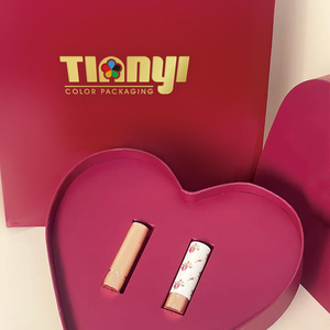 Cajas Cosméticas Rígidas Personalizadas en Forma de Corazón <span class=keywords><strong>para</strong></span> Brillo Labial, Aceite <span class=keywords><strong>para</strong></span> <span class=keywords><strong>Uñas</strong></span> y Set de Cuidado de la Piel |   Empaque de Regalo Ecológico Reciclable con Logotipo - Product Image 3