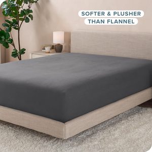 Lông cừu siêu mềm được trang bị tấm Nữ Hoàng Kích thước tất cả các mùa ấm cúng ấm áp thêm lông cừu cực sang trọng không có túi sâu - Product Image 6