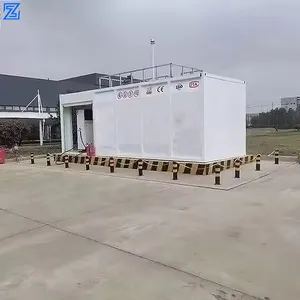 محطة وقود متنقلة مثبتة على شكل حاوية من المصنع في الصين تخدم محطة وقود