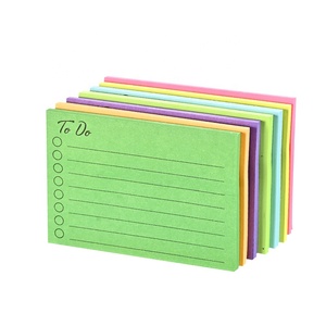 Bloc de notas de diseño personalizado para oficina, hogar, escuela, lista de tareas, notas adhesivas de color fluorescente - Product Image 3