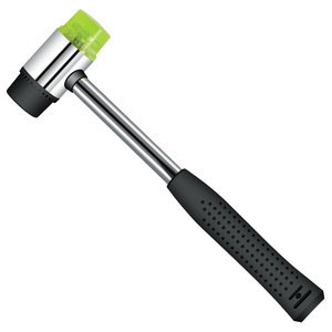 Casillas Rubber Mallet 16 Oz Steel Handle Shockproof For Tiling And Woodworking Installation - Product Image 1