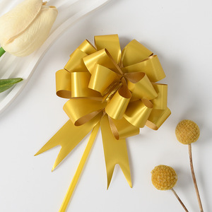 Nouvelle boule de Noël 2026 en aluminium mat plaqué, multi-sections, motif floral, avec ruban, pour cadeaux et fournitures de fête - Product Image 3