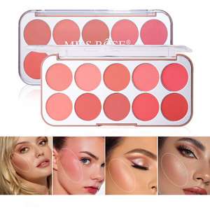Fard à joues mat <span class=keywords><strong>MISS</strong></span> ROSE à dix couleurs, naturel, durable et facile à appliquer – Meilleure vente - Product Image 1