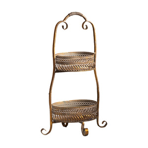 Porte-vin vintage en laiton 50,5x34,5x83cm, présentoir de rangement multi-niveaux pour salon - Product Image 5