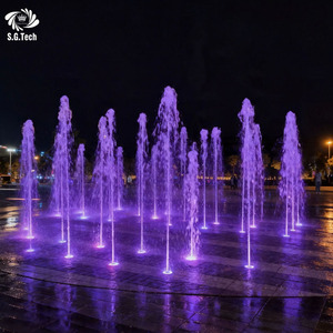 <span class=keywords><strong>Fuente</strong></span> de Agua Decorativa de Acero Inoxidable con Diseño Moderno para Exteriores, Comercial, Seca, Oculta en el Suelo, con Música - Product Image 3