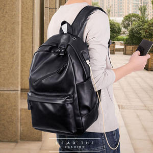 Sac à dos d'école en cuir vegan personnalisé pour hommes, sacs pour ordinateur portable, sacs de collège, sac à dos étanche pour étudiants, mochila cuero, sac à dos - Product Image 4