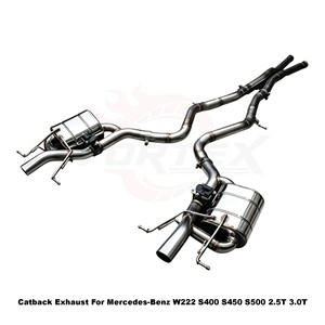 Vortex Global-Distributor Selected Stainless Piping For Mercedes-Benz W222 S400 S450 S500 2.5T 3.0T - Product Image 3